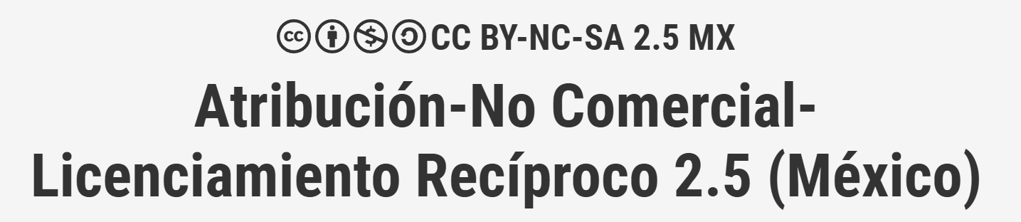 CC BY-NC-SA 2.5 MX